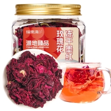 【福东海】冻干墨红玫瑰花30克/瓶 FDH01011391