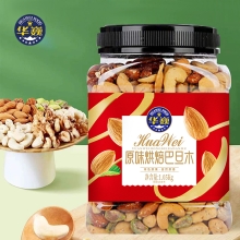 华巍实惠装 原味烘焙巴旦木 1050g/罐
