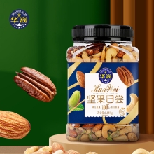 华巍实惠装 混合纯粹坚果 蓝款 1080g/罐