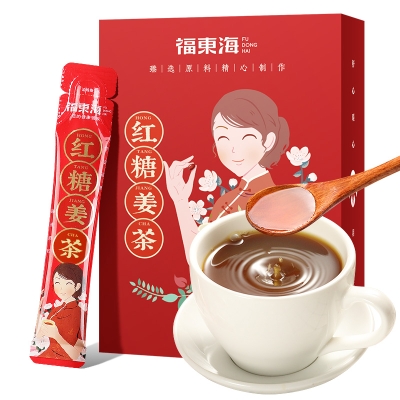 福东海 红糖姜茶120克 盒装 FDH1808
