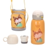 斯阁睿 316不锈钢儿童双盖保温杯600ml SGR-158