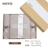 HOYO精梳丝光棉毛浴三件套7243（毛巾2条+浴巾1条）