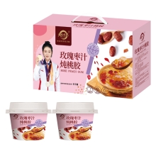 天生好果 玫瑰枣汁炖桃胶1248款（208g*6碗）