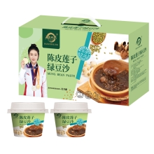 天生好果 陈皮莲子绿豆沙1248款（208g*6碗）