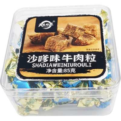 天生好果沙爹味牛肉粒85克