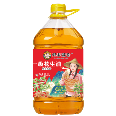 邻家饭香 物理压榨一级浓香花生油 精粹系列 5L/桶 YF186