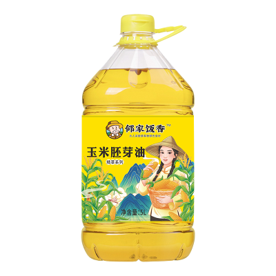 邻家饭香 非转基因 物理压榨一级玉米胚芽油 精粹系列 5L/桶 YF156
