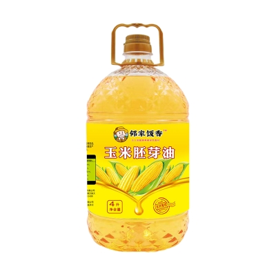 邻家饭香 非转基因 物理压榨一级玉米胚芽油 4L/桶 LJFX129