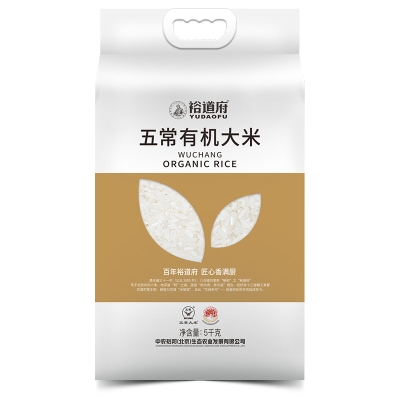 裕道府 五常有机大米（双层袋真空装）5kg  06.01.109