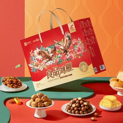 【良品铺子】良品鸿雁礼礼盒1017g