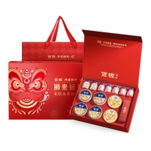【官栈】非遗醒狮·狮来运转营养花胶全家福礼盒1480g