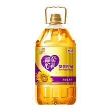 中粮福临门福至心礼压榨一级葵花籽油5L