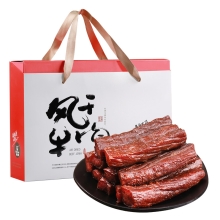 科尔沁风干牛肉原味（盒装）400g