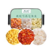 鲜山叔 桃胶雪燕皂角米胶原三宝450g/盒