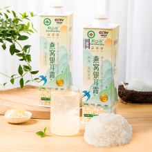 鲜山叔 鲜炖燕窝有机银耳露家庭装1千克/1瓶