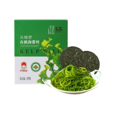 鲜山叔 有机压缩海带丝160g/1盒（16g*10片）