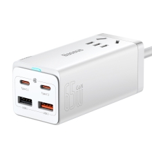 倍思GaN3pro氮化镓桌面插线板AC+2U+2C65W中规