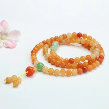 馬传玉 多彩多福金丝玉手串6mm  MCY087