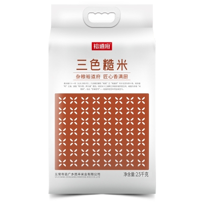 裕道府 三色糙米 2.5kg/袋 06.02.064