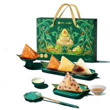 良品铺子经典粽粽友欢聚粽子礼盒1.17kg