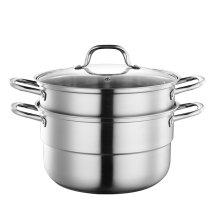 博堡 悦厨多用两层蒸锅 燃气电磁炉通用 BDY-Z698A 28cm
