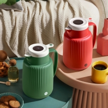 博堡 臻选温显保温壶 绿色/红色1500ml 10404BZXH-1500
