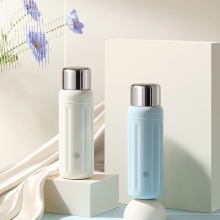 博堡心选焖泡杯 保温杯 蓝色/白色 BXXB-650CNW/BL 650mL