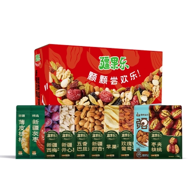 疆果乐疆果果新疆印象·坚果盛宴礼盒(大号B款）2367g