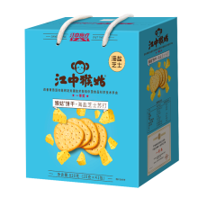江中猴姑海盐芝士苏打 猴姑饼干820g/盒