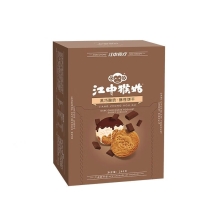 江中猴姑黑巧酸奶酥性饼干（144克）