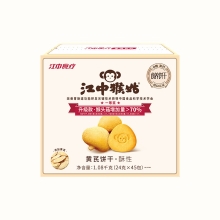 江中猴姑0糖酥性饼干1.08kg（三角形、猴头菇6%）