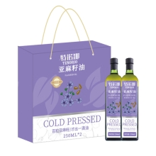 特诺娜亚麻籽油礼盒250ml*2礼盒装