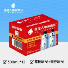 外星人 电解质水缤纷口味装300ml*12