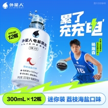 外星人 电解质水荔枝海盐口味300ml*12