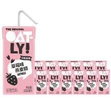OATLY 草莓风味燕麦奶200ML*24
