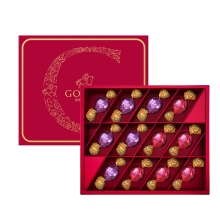 歌帝梵 精选松露形巧克力礼盒12颗装 120g