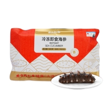 北京同仁堂冷冻即食海参3斤装/箱 9-11头/500g*3袋/箱