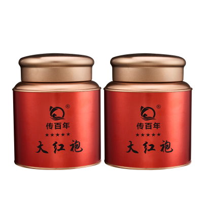 传百年 禧茶（武夷大红袍）250克/套（125克*2罐）