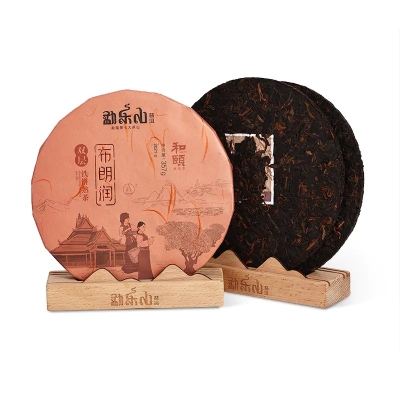 【勐乐山】2023和颐（布朗润）双层铁饼熟茶357g