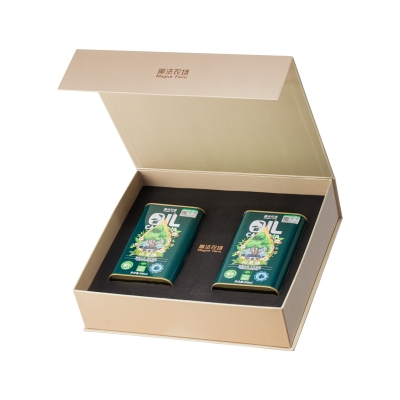 魔法农场有机山茶油500ML马口铁*2礼盒