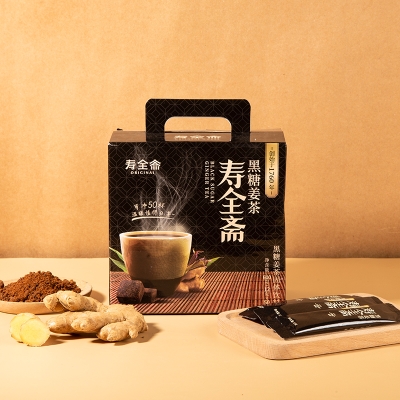 寿全斋 黑糖大立袋 12g*50条/盒