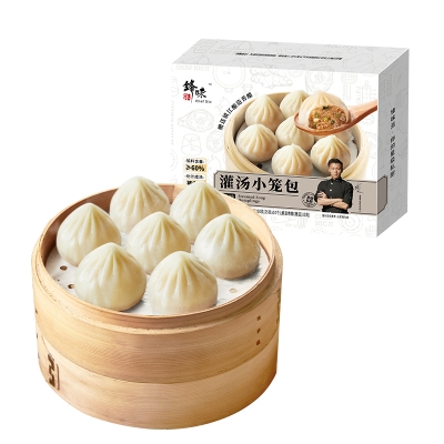 锋味派鲜肉集鲜小笼汤包260g