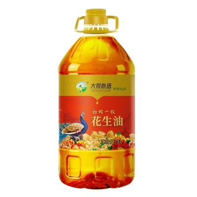 新大荒印象初榨一级花生油5L