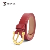 PLOVER香港啄木鸟女士真皮黑色腰带皮带GD00012-ZA-B2/红色腰带皮带GD00012-ZH-B2