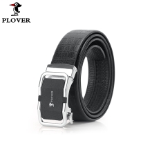 PLOVER香港啄木鸟头层牛皮腰带自动扣真皮皮带GD97AK88-DA-B2