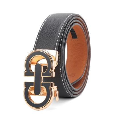 PLOVER香港啄木鸟真皮腰带头层牛皮皮带GD24AK84-DA-B1