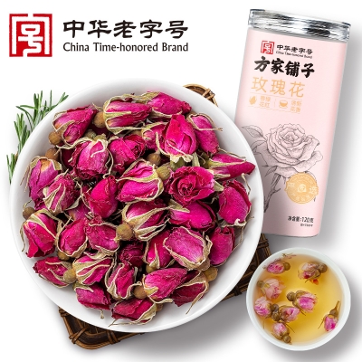 【方家铺子】玫瑰花120g/瓶装