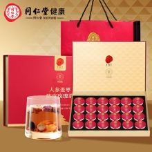 北京同仁堂青源堂人参姜枣陈皮玫瑰茶360克（15g&times;24罐）