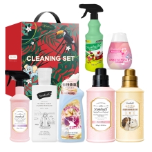 南堡洗衣液（去宠物毛专用）1kg+南堡除菌灭螨香氛喷雾500g（薰衣草）+速牌先生洁厕剂750g+南堡锅底黑垢清洁剂500g+南堡冲锋衣专用洗衣液750ml+南堡护衣留香珠 爱丁堡樱花蜜桃260g+南堡柔顺剂800g+礼品彩箱