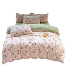 罗曼罗兰加厚磨毛四件套 花儿朵朵